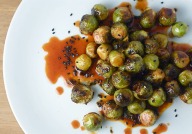 Brussel Sprouts and Siracha Via The Bored Vegetarian