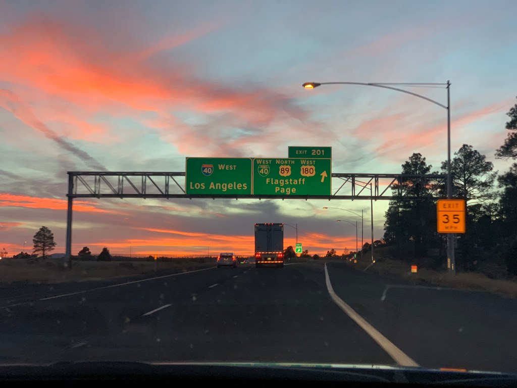 Flagstaff Arizona to Los Angeles, CA