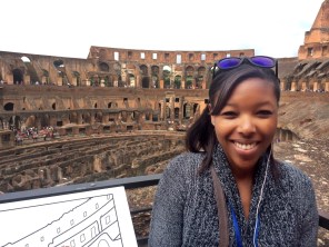 Me at the Roman Colosseum