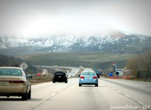 Snow on the mountains